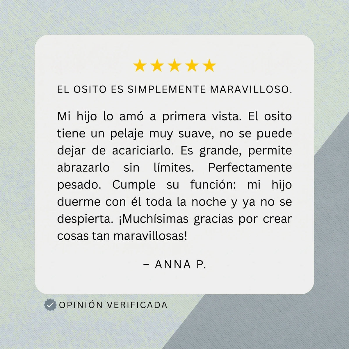 Narela Calma™ – Peluche con peso