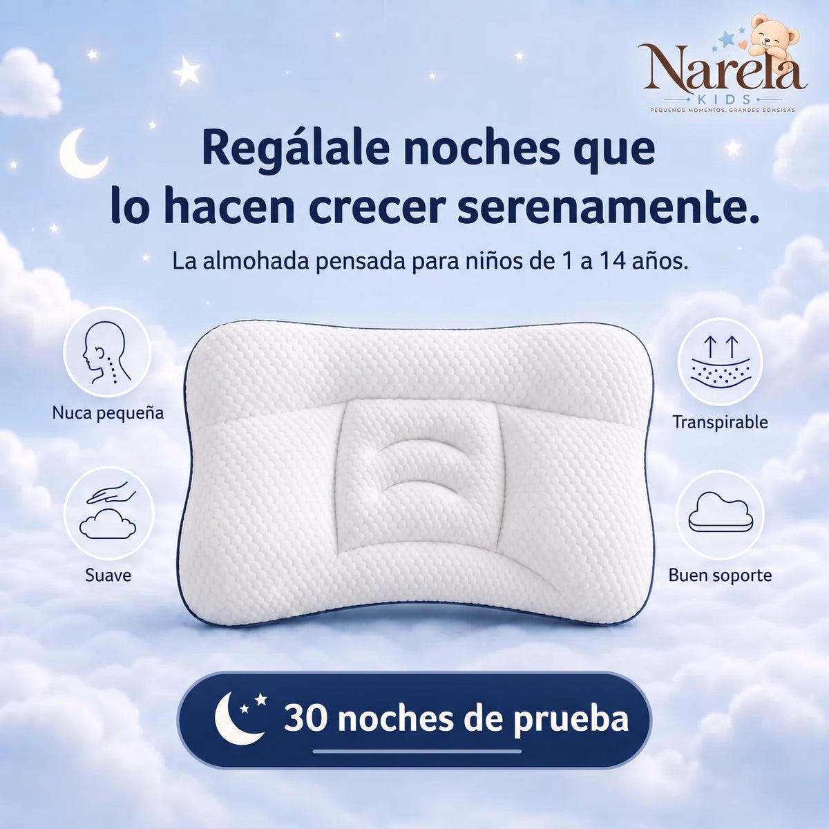Noches que lo hacen crecer serenamente