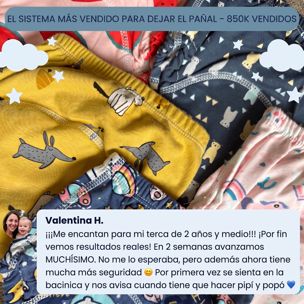 Opinión de mamá: el sistema más vendido para dejar el pañal