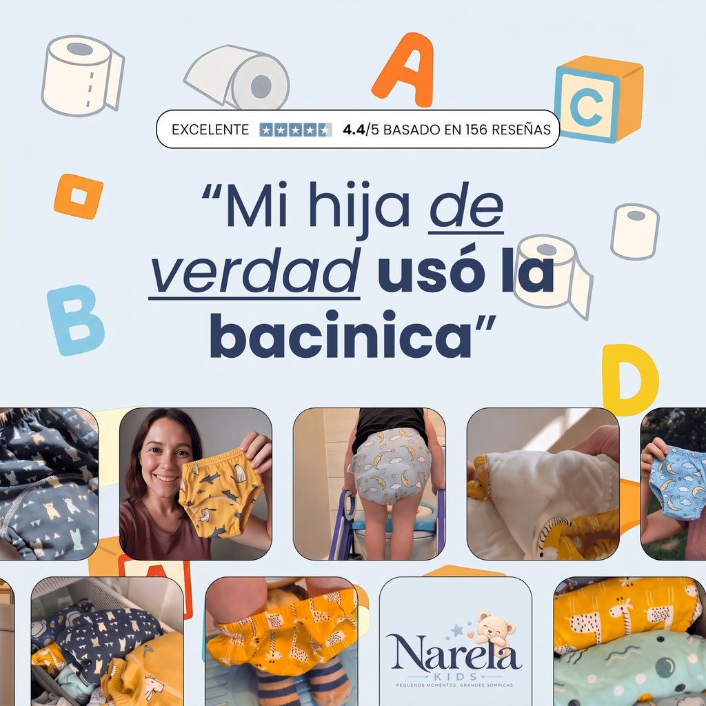 Reseñas: mi hija de verdad usó la bacinica