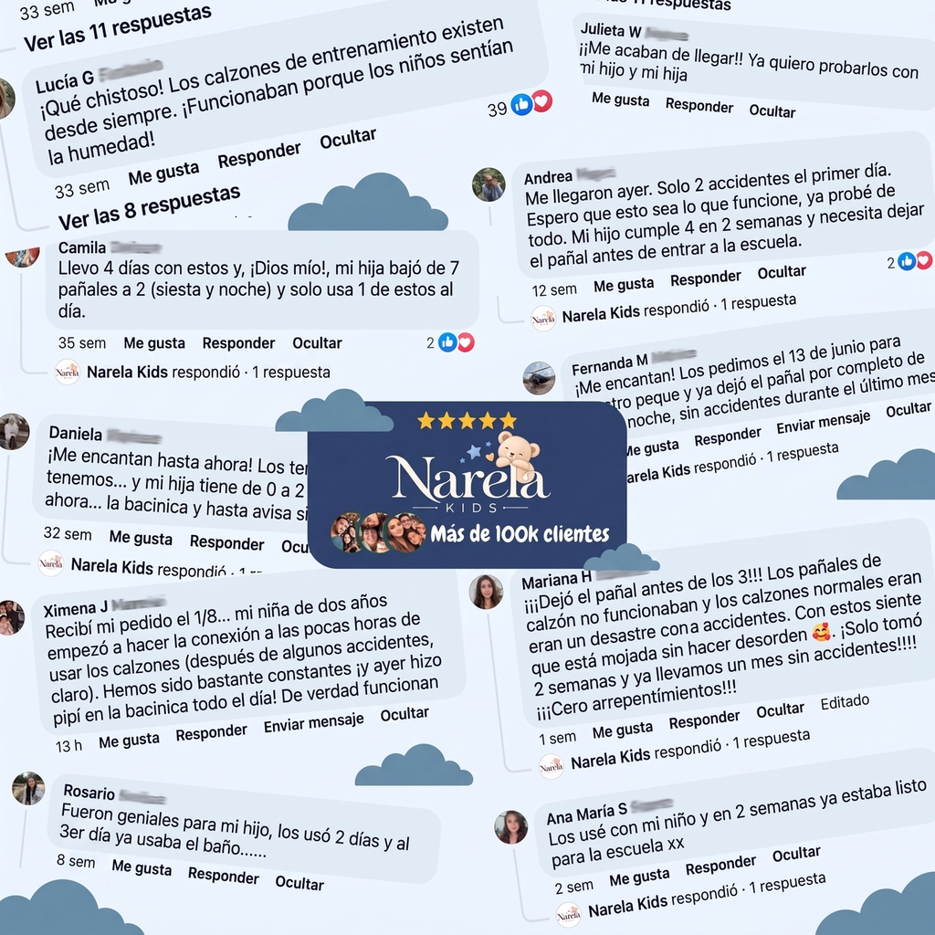 Comentarios de mamás felices con Narela Kids