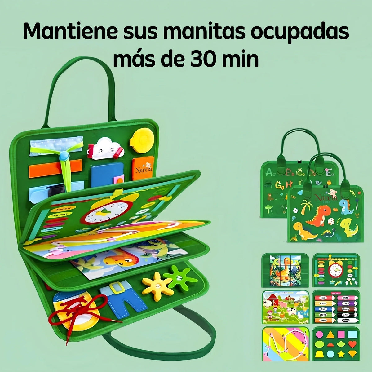 Tablero Montessori Narela Kids