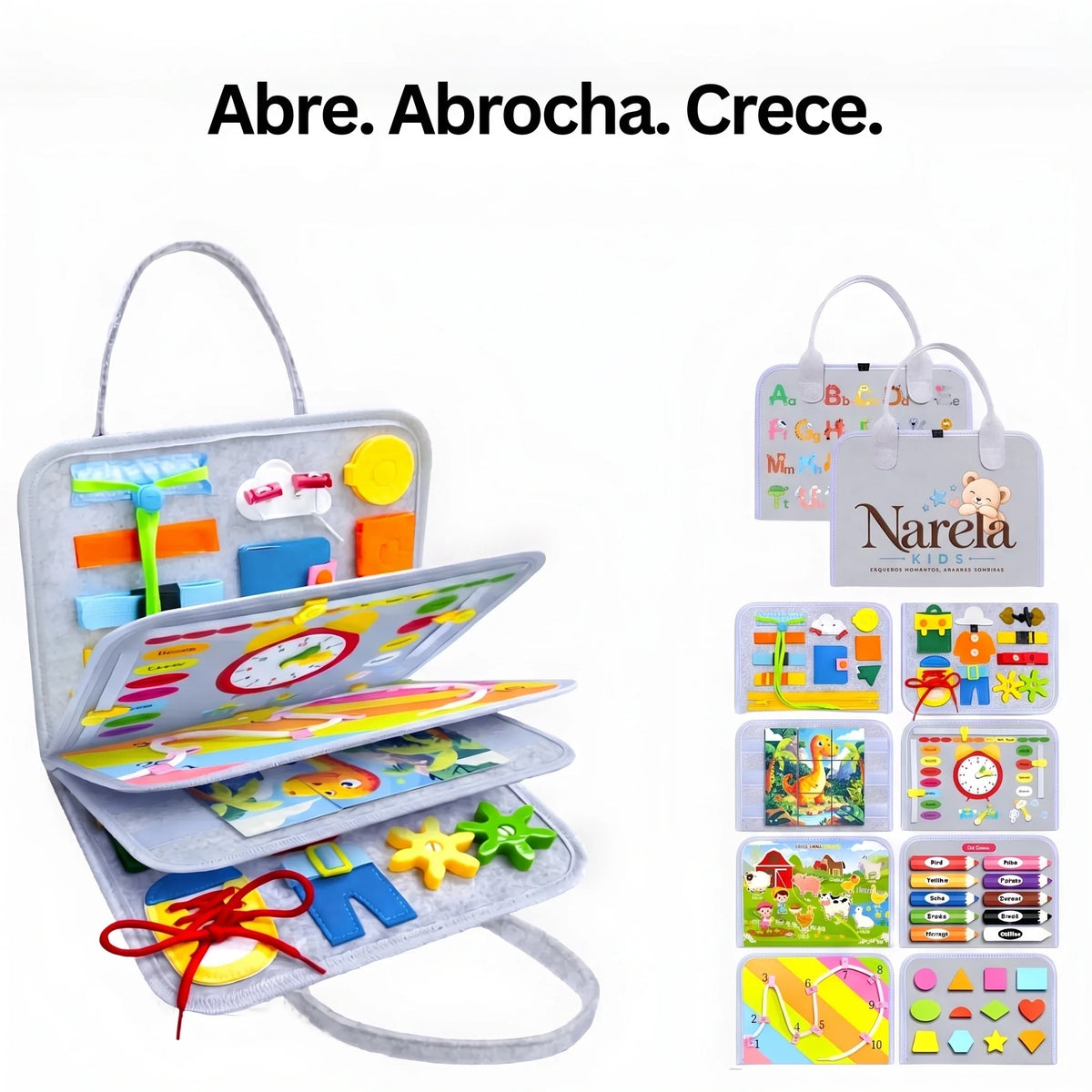 Tablero Montessori Narela Kids