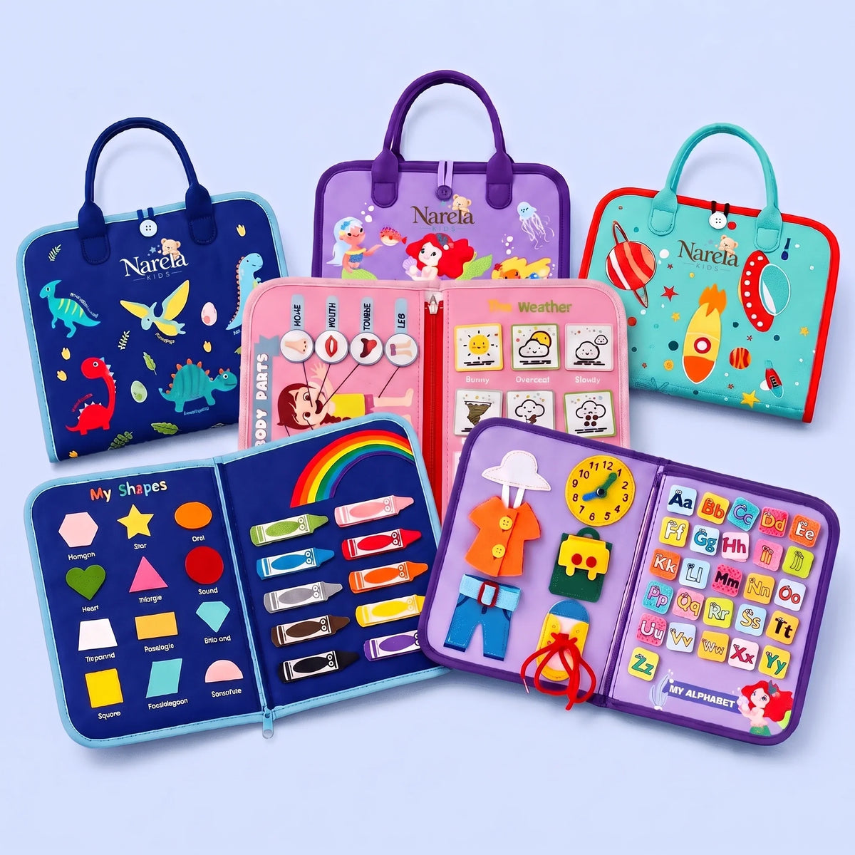 Tablero Montessori Narela Kids